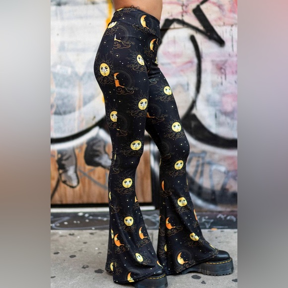 Too Fast Pants - Sun and Moon Flare Pants Too Fast 🌙 🌞